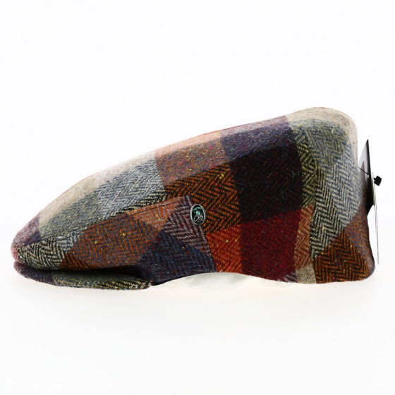 Flat Cap Plaid Virgin Wool - City Sport Flat Cap Plaid Virgin Wool - City Sport