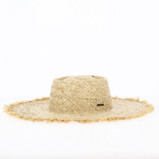 Auvergnat Bardot Natural Straw Hat - Hatland