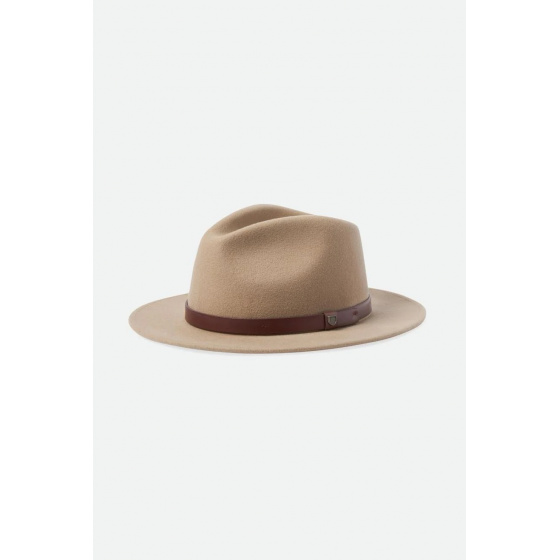 Messer Beige Wool Felt Hat - Brixton