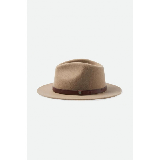 Messer Beige Wool Felt Hat - Brixton