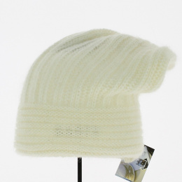 Whistler Long Bonnet Wool & Mohair Ecru - Traclet