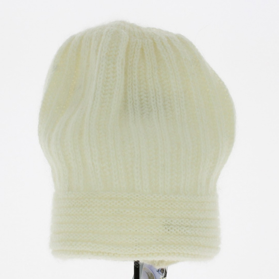 Bonnet Long Whistler Laine & Mohair Ecru - Traclet Bonnet Long Whistler Laine & Mohair Ecru - Traclet