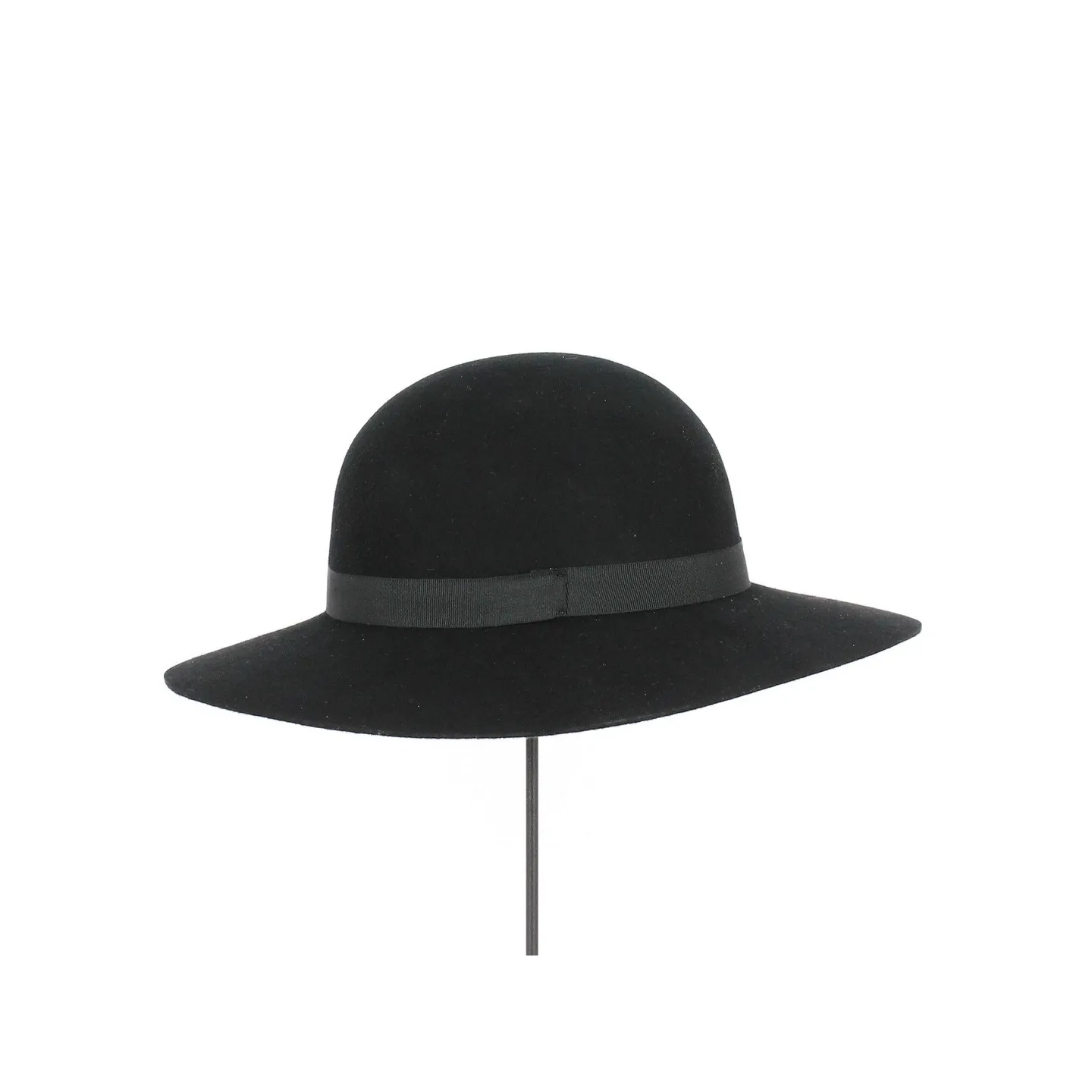 Chapeau Capeline Chouan Feutre Laine Noir - Traclet Référence : 14387 | Chapellerie Traclet