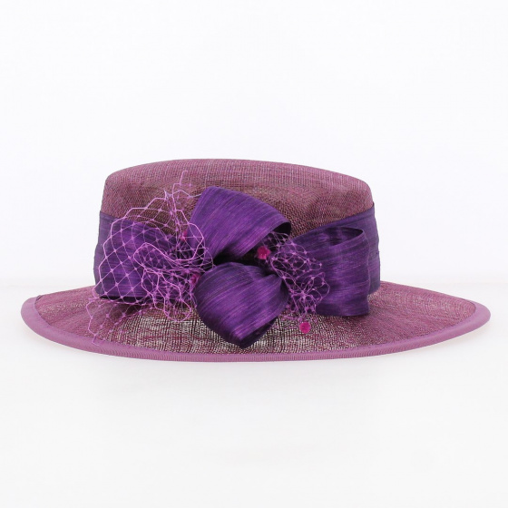 Chapeau de Cérémérémonie Sidonie Violet - Traclet