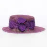 Chapeau de Cérémonie Sidonie Violet - Traclet