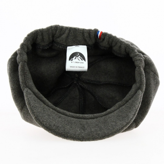 Casquette gavroche Cécile polaire gris - Traclet