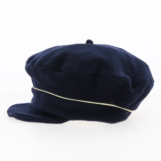 Marin Coralie Navy Fleece Cap - Traclet