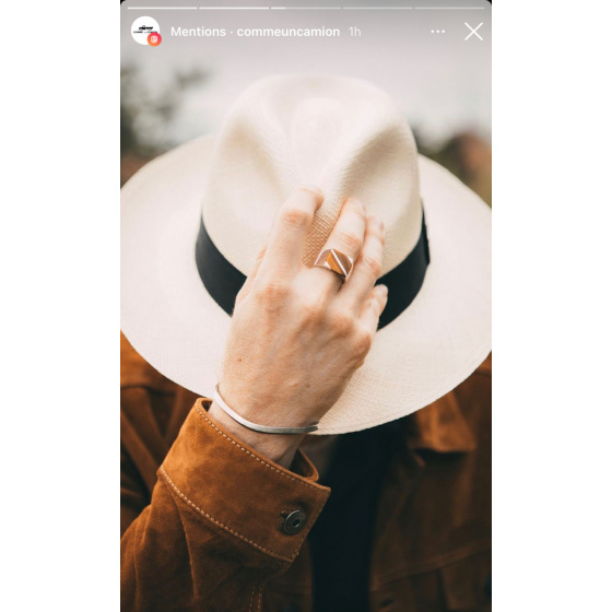 Foldable Panama Fedora Hat - Traclet - Lagoon Catamarans Club Foldable Panama Fedora Hat - Traclet - Lagoon Catamarans Club