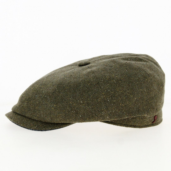 Casquette Hatteras Soie Kyoto Chevrons - Alfonso d'Este