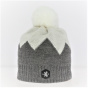 Wool Pompom Beanie Gerardmer - Blanc Bonnet