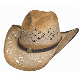 Chapeau Cowboy Longmire Paille Naturel - Bullhide