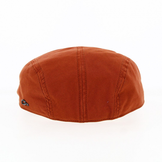 Orlando Cotton Orange Flat Cap - Göttmann