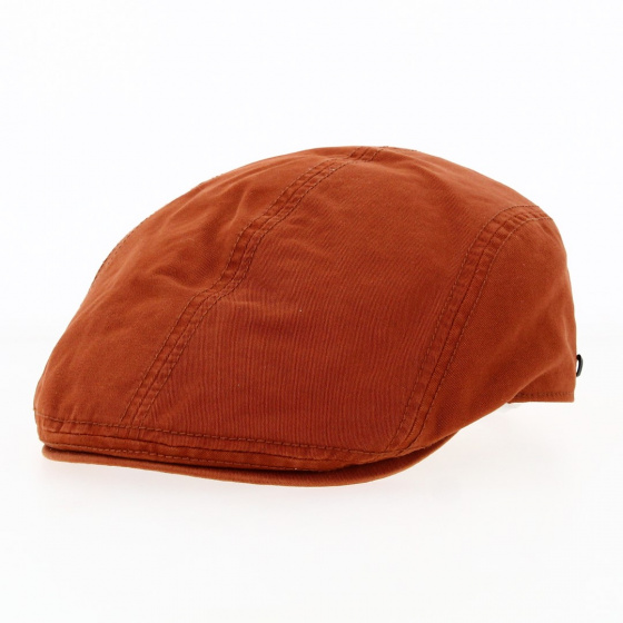 Orlando Cotton Orange Flat Cap - Göttmann