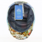 Baxter Patchwork Cap Beige & Blue - Göttmann