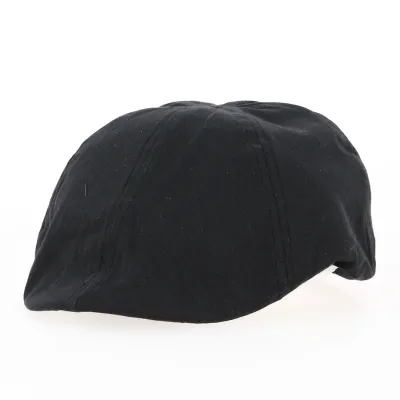 Casquette Bec de canard Coton Noir - Traclet