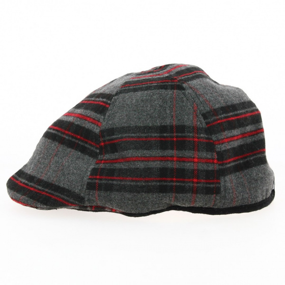 Casquette Réversible Laine Noir & Grise - Keyone Casquette Réversible Laine Noir & Grise - Keyone