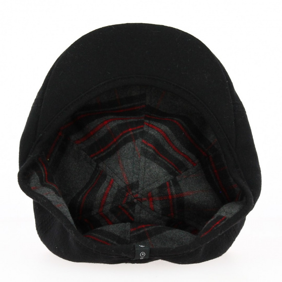Reversible Wool Cap Black & Grey - Keyone Reversible Wool Cap Black & Grey - Keyone