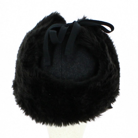 Chapka Laine Acrylique & Laine Anthracite - Kangol