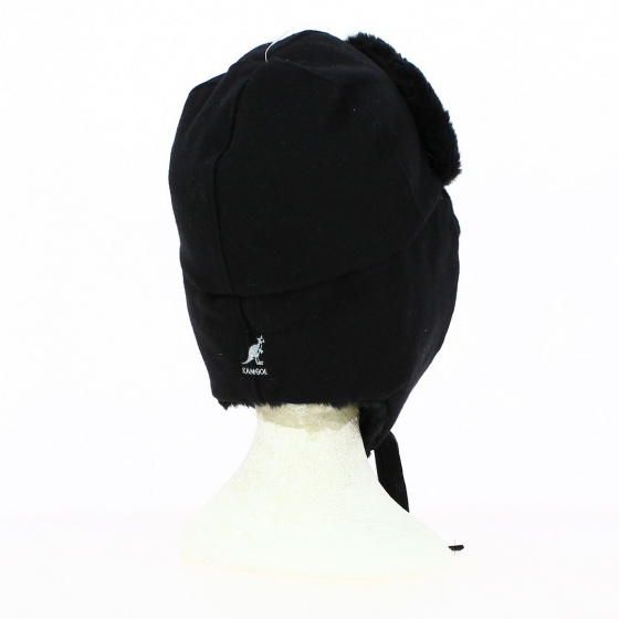Acrylic Wool & Black Wool Chapka - Kangol Acrylic Wool & Black Wool Chapka - Kangol