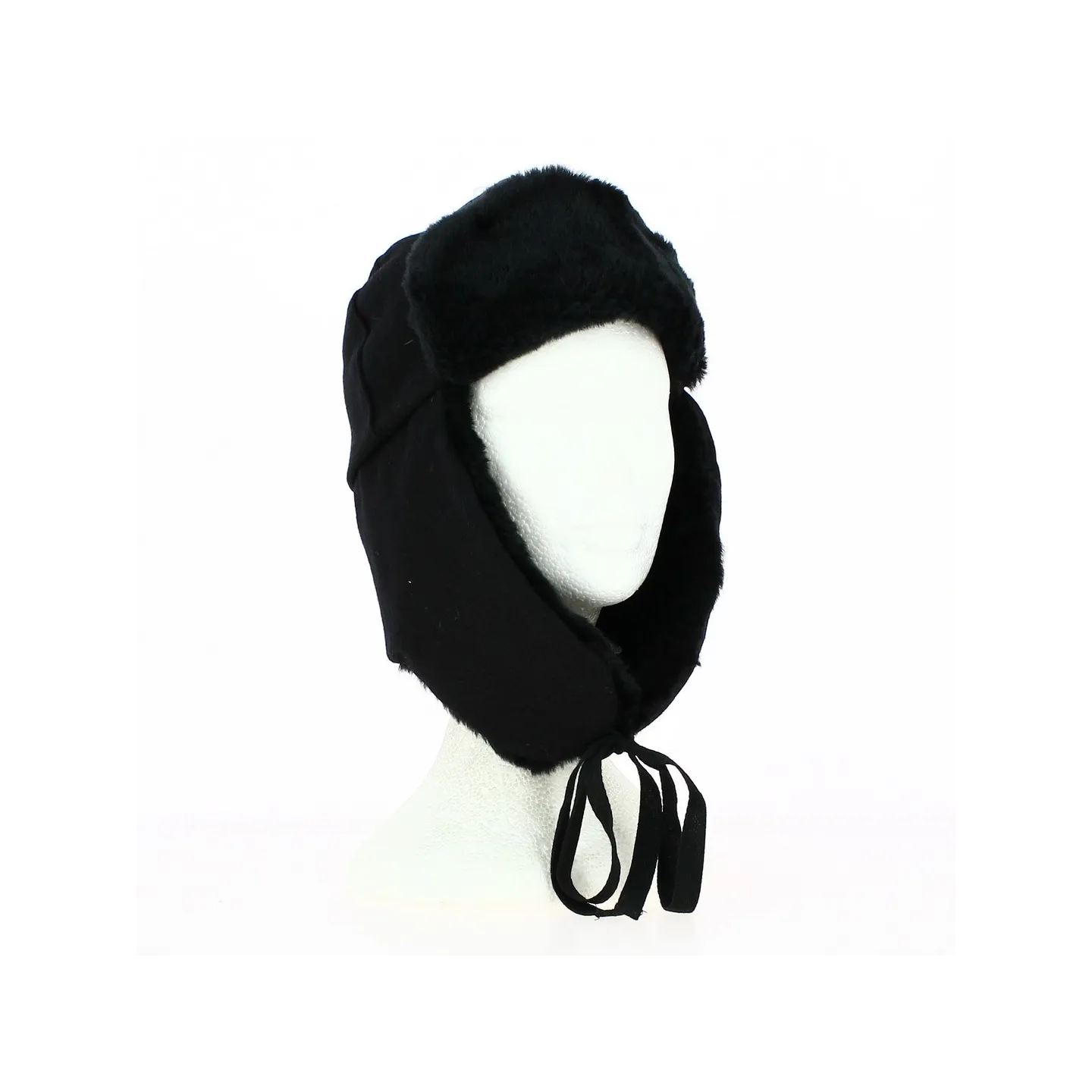 Acrylic Wool & Black Wool Chapka - Kangol