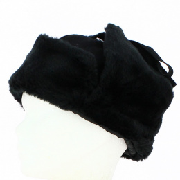 Acrylic Wool & Black Wool Chapka - Kangol