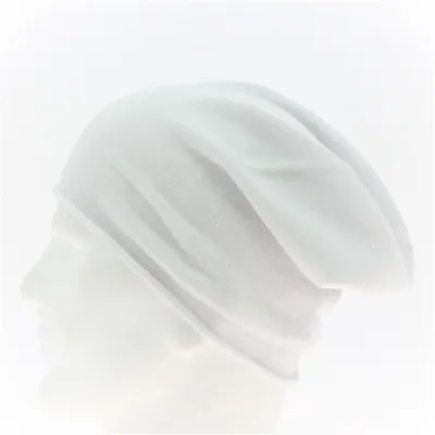White Cotton Beanie - Kopka Reference: 17664 | Traclet Hat Shop