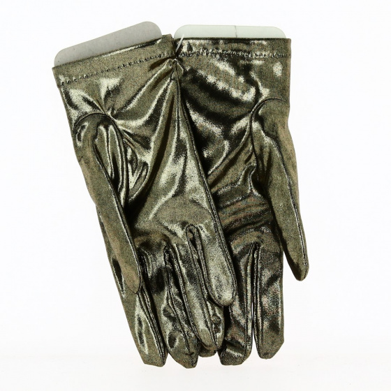 Disco Metal Effect Gloves - Traclet Disco Metal Effect Gloves - Traclet