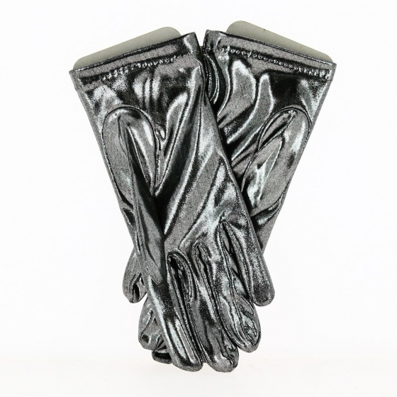 Disco Metal Effect Gloves - Traclet Disco Metal Effect Gloves - Traclet