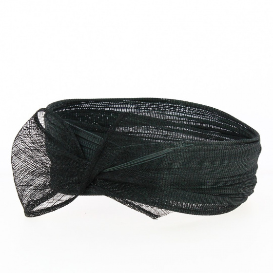 Zebra Pétrole Ceremony Headband - Traclet