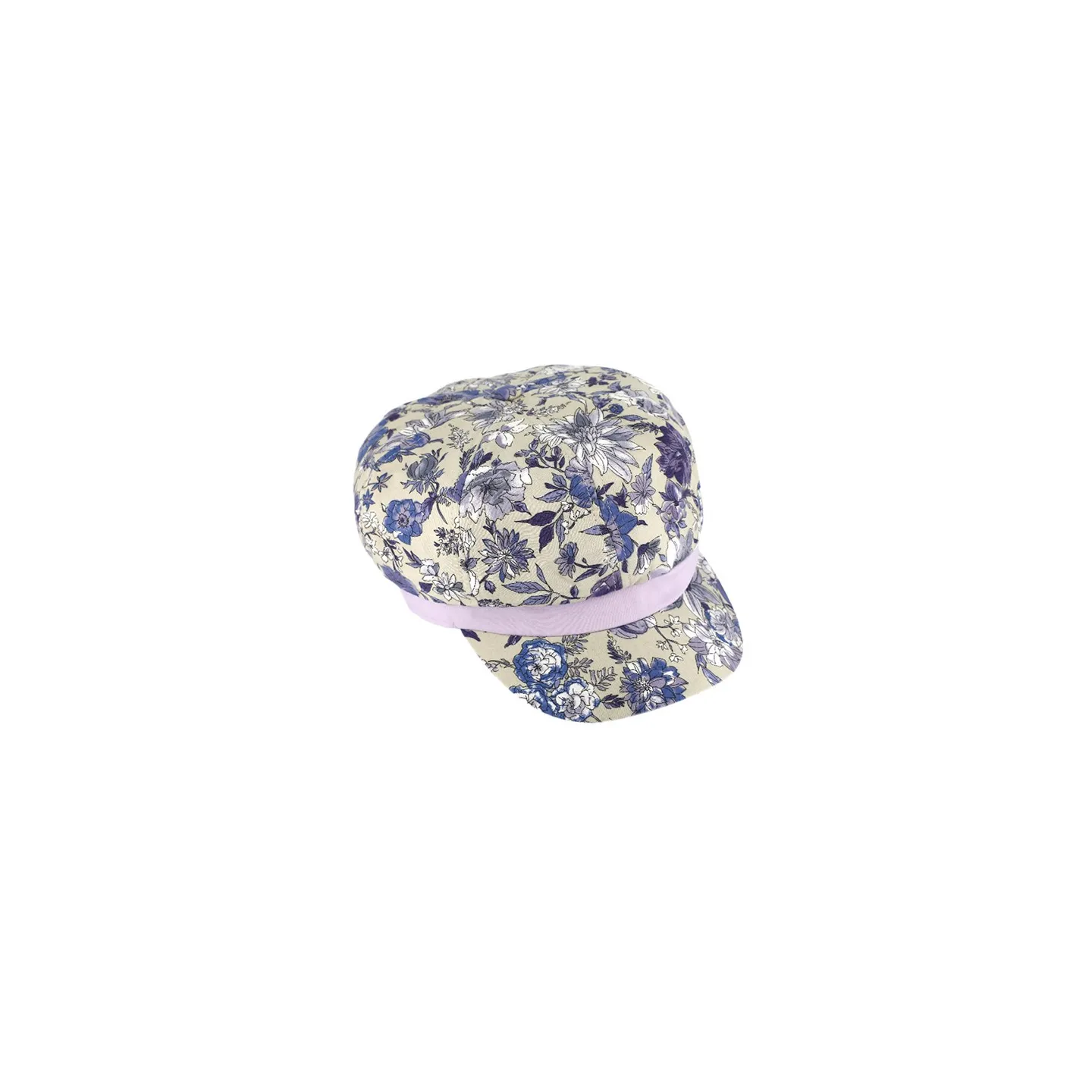 Casquette Gavroche Shabby Coton Lilas - Traclet - Traclet Reference : 17989| Chapellerie Traclet