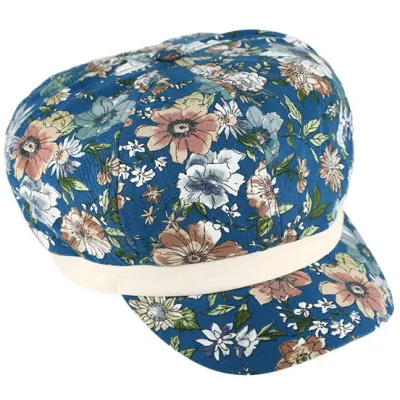 Gavroche Cap Shabby Cotton Petrol Green - Traclet