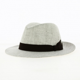 Natural Linen Fedora Hat - Flechet