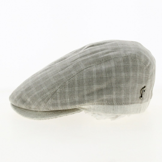 Mick Lin Taupe Flat Cap UPF 40+ - Fléchet Mick Lin Taupe Flat Cap UPF 40+ - Fléchet