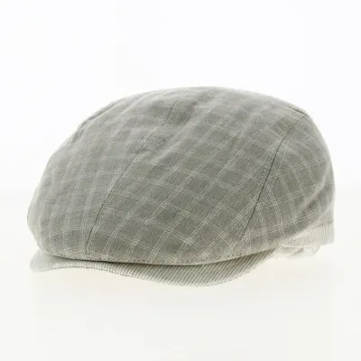 Casquette Plate Mick Lin Taupe - Fléchet Référence : 15735 | Chapellerie Traclet