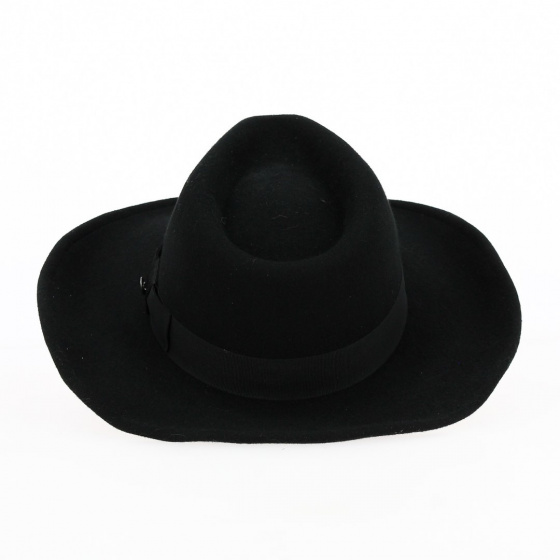 Western hat Felt wool Black - Traclet