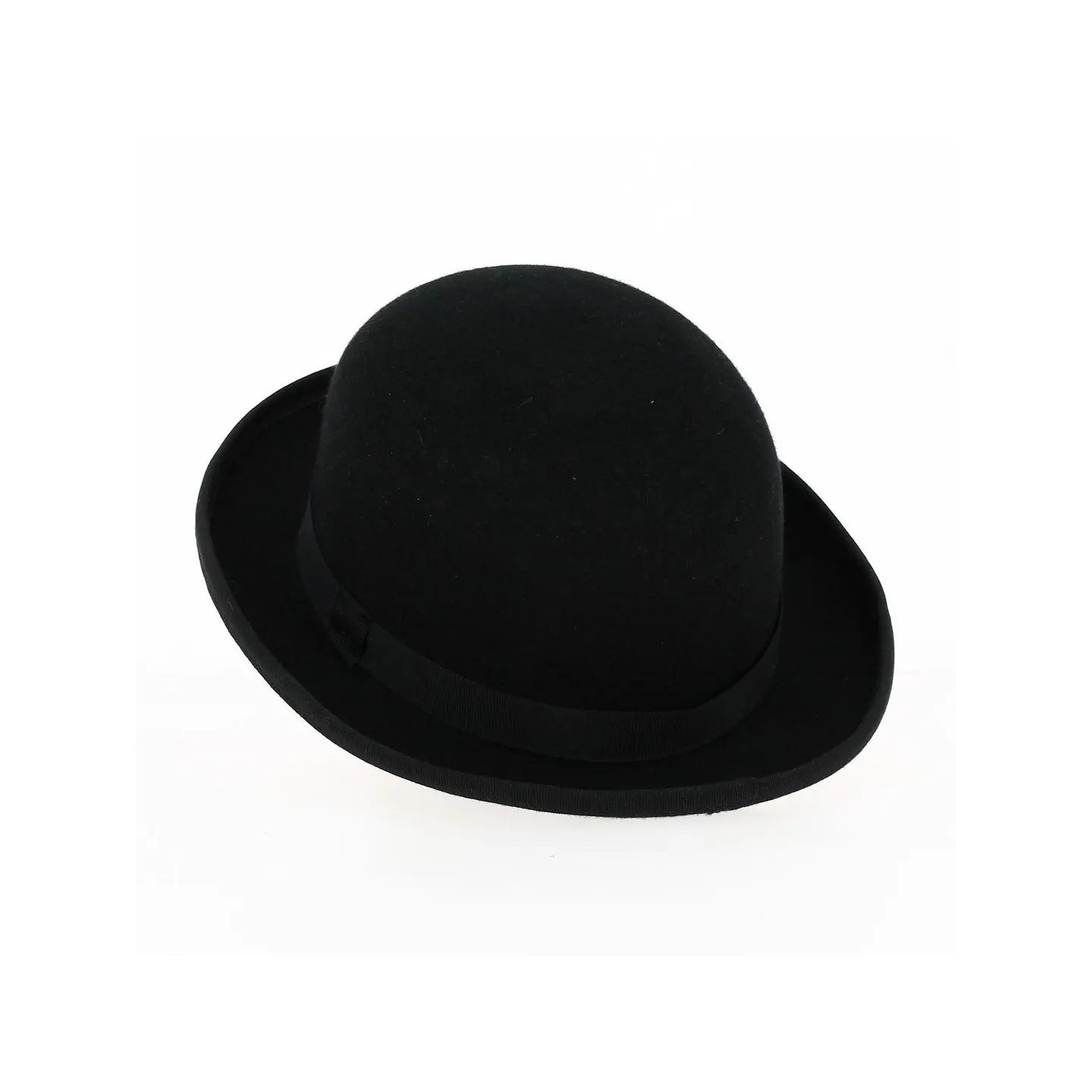 Chapeau Melon Feutre Laine Noir- Traclet Reference : 10808 | Chapellerie Traclet