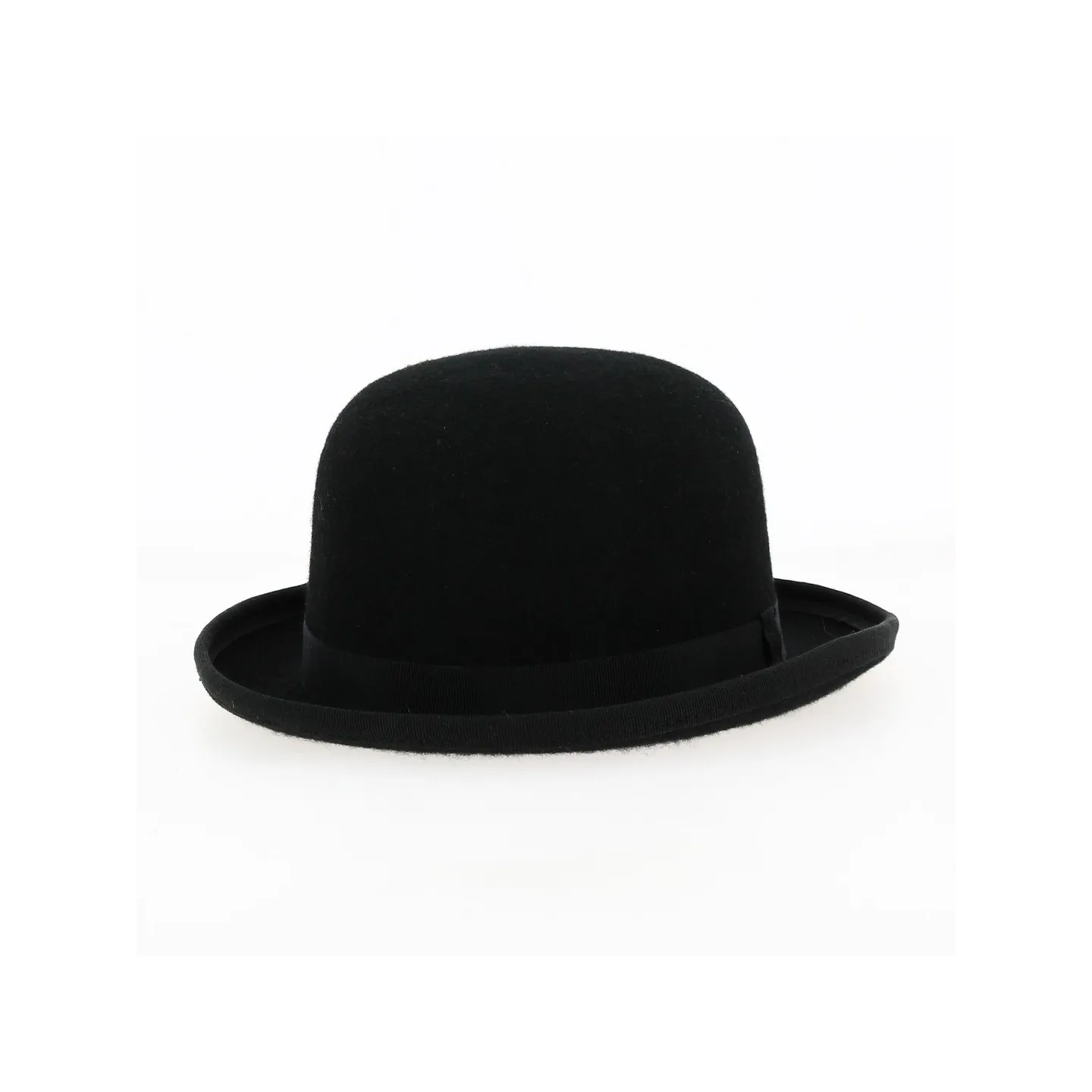 Chapeau Melon Feutre Laine Noir- Traclet Reference : 10808 | Chapellerie Traclet