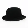 Chapeau Melon Feutre Laine Noir- Traclet Reference : 10808 | Chapellerie Traclet
