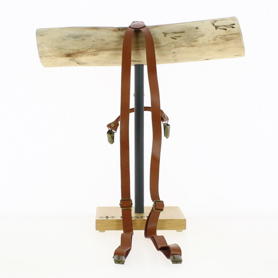 Bretelles Cuir Marron - Traclet