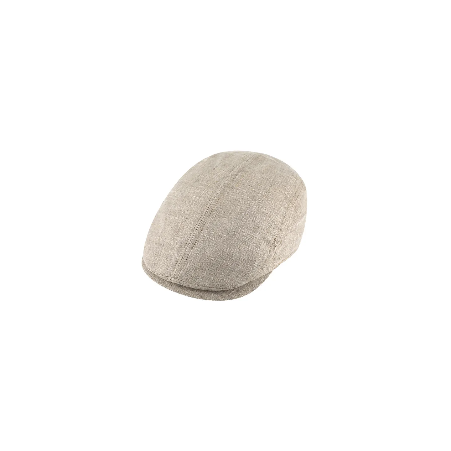 Natural Linen Flat Cap - Fiebig Reference: 11348 | Traclet Hat Shop