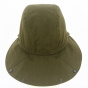 Marly Cotton Khaki Baseball Cap with Neck Cover - Crambes