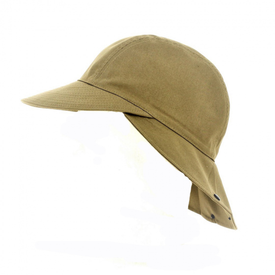 Baseball Cap Marly Cotton Beige Neck Cover - Crambes