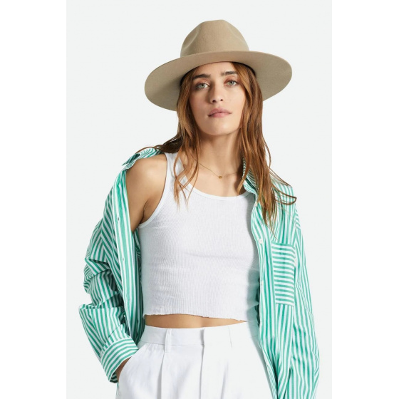 Cohen Cowboy Hat Wool Felt Sand - Brixton