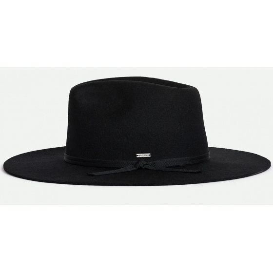 Chapeau Cowboy Cohen Feutre Laine Noir - Brixton