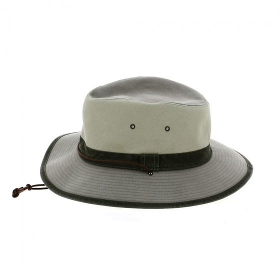 Chapeau Safari Lucas Coton Gris UPF 50+ - Crambes