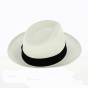 Chapeau Fedora Panama Gabin Blanc - Crambes