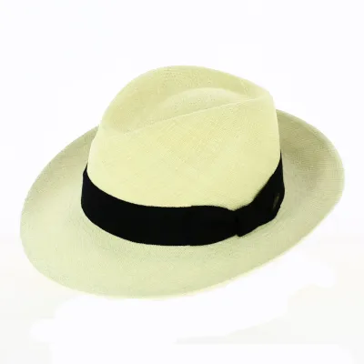 Natural Gabin Fedora Panama Hat - Crambes
