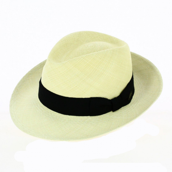 Natural Gabin Fedora Panama Hat - Crambes