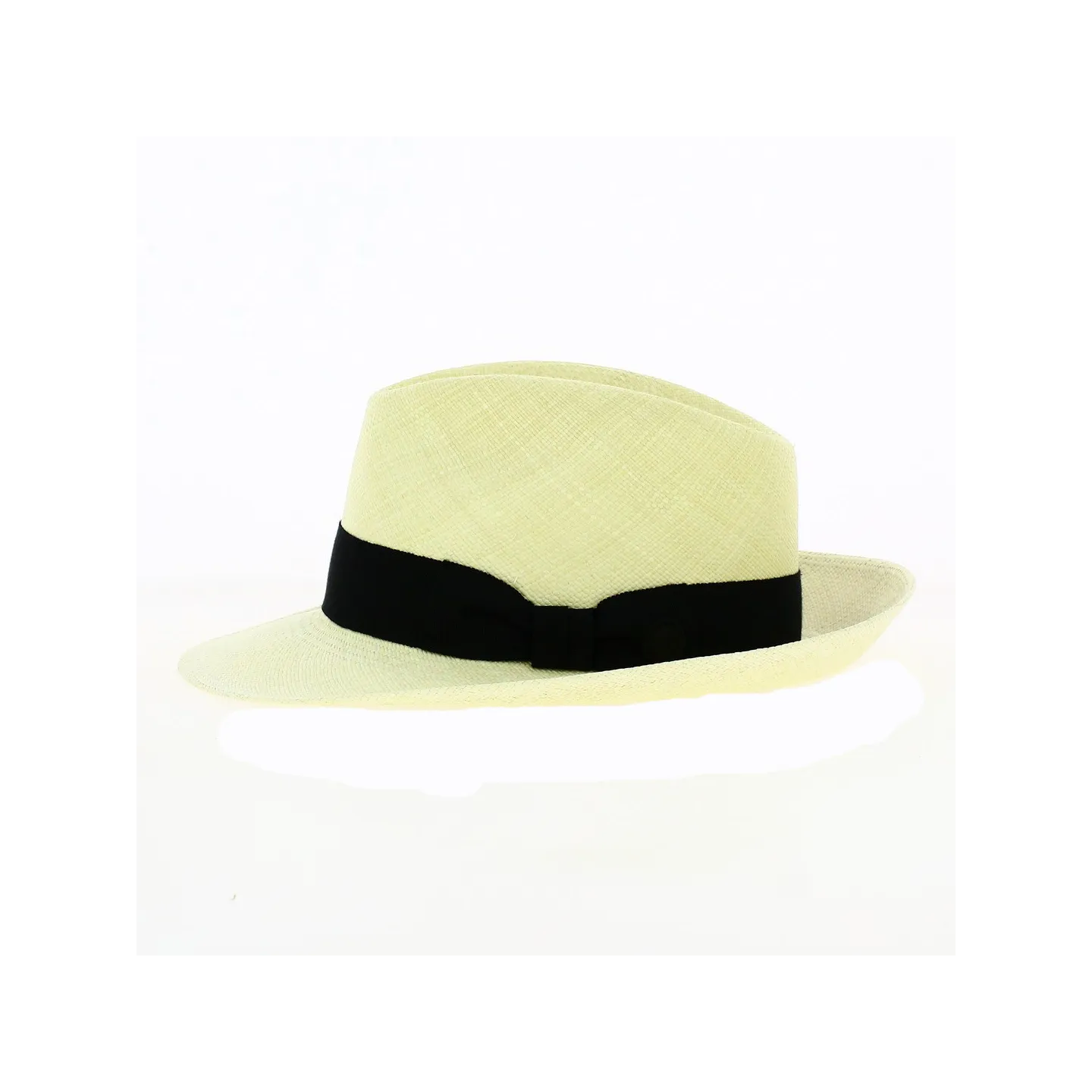 Chapeau Fedora Panama Gabin Naturel - Crambes Reference : 10623 | Chapellerie Traclet