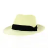 Chapeau Fedora Panama Gabin Naturel - Crambes Reference : 10623 | Chapellerie Traclet